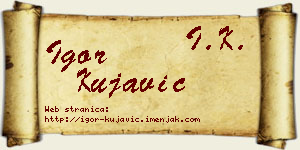 Igor Kujavić vizit kartica
